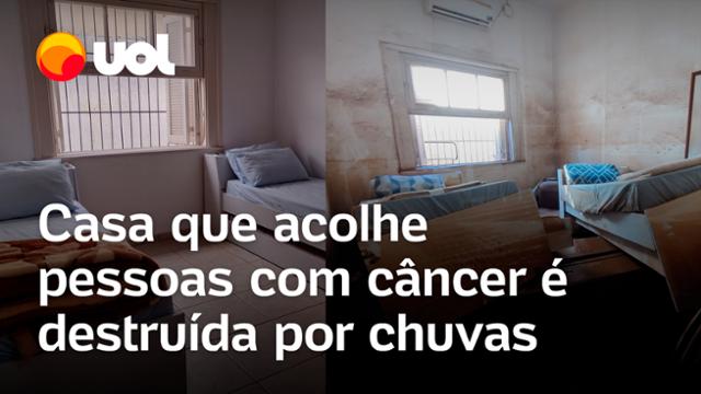 Rio Grande do Sul: Casa que acolhe pessoas com câncer fica destruída após chuvas