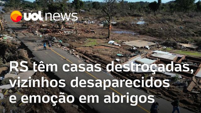 Repórter mostra situação do Rio Grande do Sul: de desaparecidos à doações de brinquedos