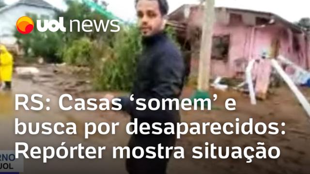 RS: Casas destroçadas e busca por desaparecidos: Veja situação em Cruzeiro do Sul
