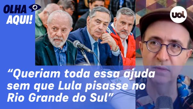 Reinaldo: Críticos queriam auxílio ao Rio Grande do Sul administrado por Eduardo Leite, não por Lula
