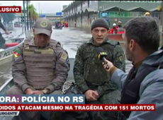 Polícia reforça segurança em meio à tragédia no Rio Grande do Sul