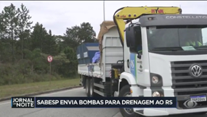 Sabesp envia bombas para a drenagem de água no Rio Grande do Sul