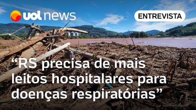 Enchentes no Rio Grande do Sul: Além de leptospirose, Saúde se preocupa com doenças respiratórias