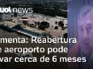 Rio Grande do Sul: Aeroporto de Porto Alegre ficará fechado por pelo menos