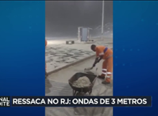 Ressaca pode causar ondas de 3 metros no Rio de Janeiro