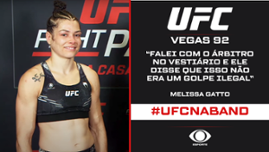 UFC Vegas 92 | Melissa Gatto falou sobre golpe polêmico: "Não é ilegal"