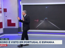 Meteoro cruza os céus de Portugal e Espanha