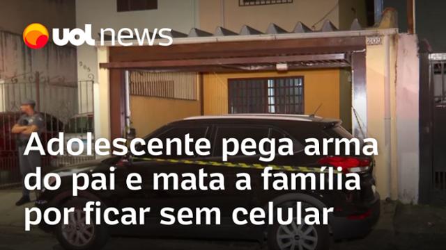 Adolescente de 16 anos mata pai, mãe e irmã a tiros dentro de casa em São Paulo