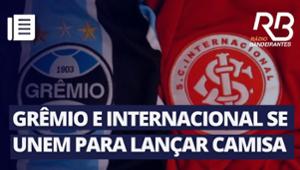 Grêmio e Internacional vão lançar camisa para arrecadar fundos para o RS