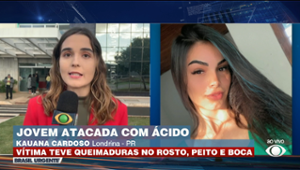Jovem atacada com ácido segue internada no Paraná