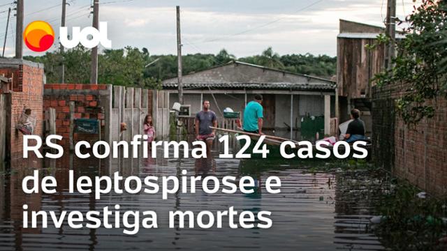 Rio Grande do Sul tem 124 casos de leptospirose e ao menos 5 mortos pela doença após chuvas
