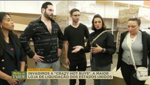 Catia Fonseca visita a 'Crazy Hot Buys' e conversa com dono palestino
