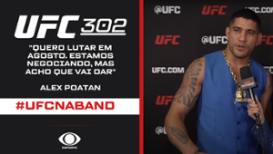 UFC 302: Alex Poatan detalha treinos e avisa: "quero lutar em agosto"