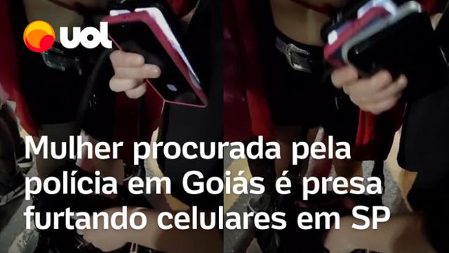 Mulher procurada pela polícia em Goiás é presa furtando celulares na parada LGBT+ em SP; veja vídeo