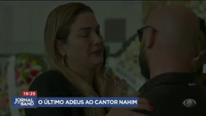 Cantor Nahim é enterrado no interior de São Paulo