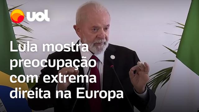 Lula mostra preocupação com extrema direita na Europa ao falar de acordo Mercosul-EU