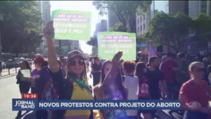 Protestos contra 'PL do Aborto' são registrados em todo o Brasil