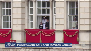 Kate Middleton faz primeira aparição após diagnóstico de câncer