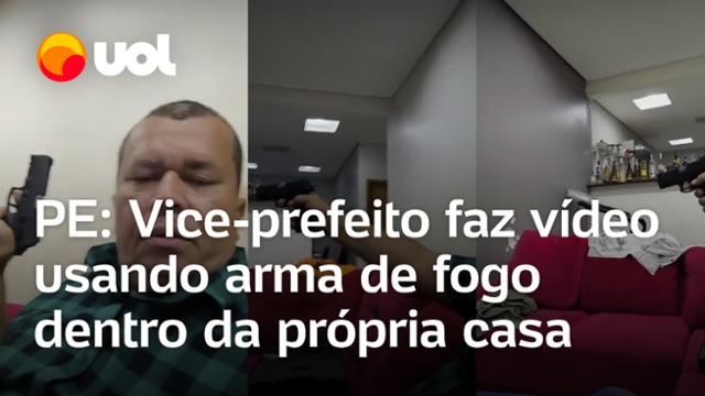 Vice-prefeito de Catende (PE) é investigado por tiros com arma dentro da própria casa; veja o vídeo   