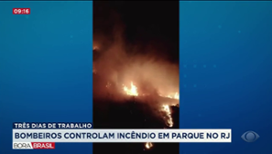 Bombeiros controlam incêndio no Parque de Itatiaia (RJ)
