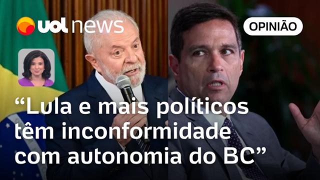 Lula x Campos Neto: Políticos precisam se acostumar com autonomia do BC | Raquel Landim