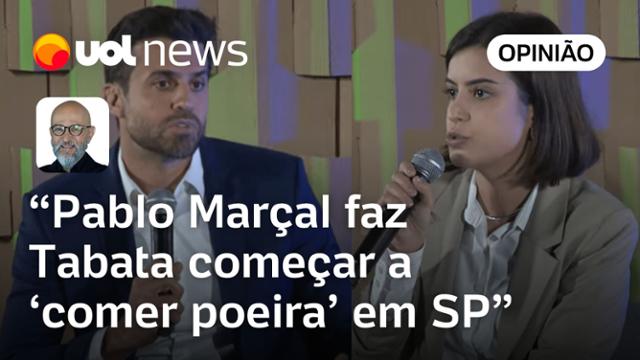 Josias: Pablo Marçal faz Tabata Amaral começar a ?comer poeira? na disputa em SP