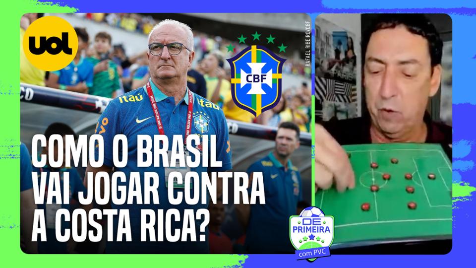 PRANCHETA DO PVC: COMO O BRASIL VAI JOGAR CONTRA A COSTA RICA? - 24/06 ...