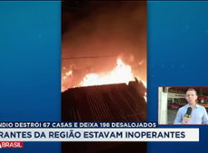 Hidrantes de região destruída por incêndio em SP estavam inoperantes
