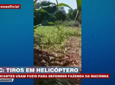 PCC: Tiros em helicóptero para defender fazenda de maconha