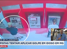 Criminosos tentam aplicar golpe bancário em idoso em MG