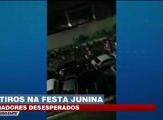 Tiros em festa junina: tiroteio assusta moradores em Fortaleza