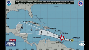 Ilhas no caribe estão em alerta por causa de furacão
