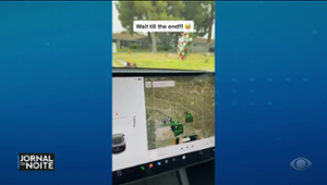 Usuários de Tesla mostram sensor flagrando pedestres em cemitério