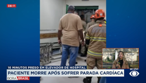Paciente morre após ficar preso em elevador de hospital