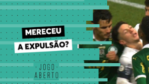 Veiga mereceu ser expulso em Palmeiras x Corinthians? Denílson analisa