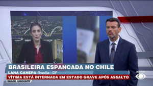 Brasileira espancada no Chile está internada em estado grave