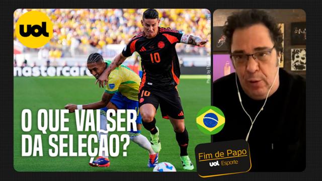 casagrande sobre brasil x colômbia: 'uma decepção gigantesca a seleção brasileira'