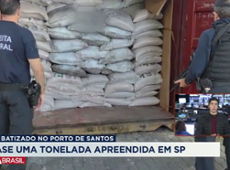 Receita apreende uma tonelada de drogas no Porto de Santos