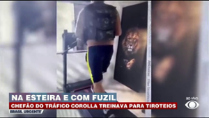 Chefe do tráfico que treinava para tiroteios é preso no Rio de Janeiro