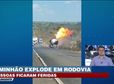 Caminhão explode em rodovia do Pará