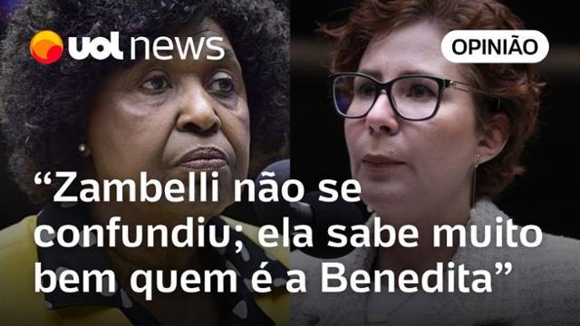 Fibe: Zambelli nos chama de burro ao mentir sobre desculpas de Benedita da Silva