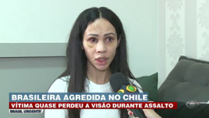 Turista brasileira agredida no Chile dá entrevista