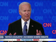 Estava exausto, diz Biden sobre debate com Trump