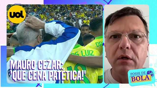 Mauro Cezar: 'A cena é patética! Os jogadores ignoraram o Dorival!'