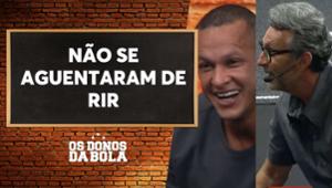 Rudy Landucci imita Caio Ribeiro, e Neto cai na gargalhada