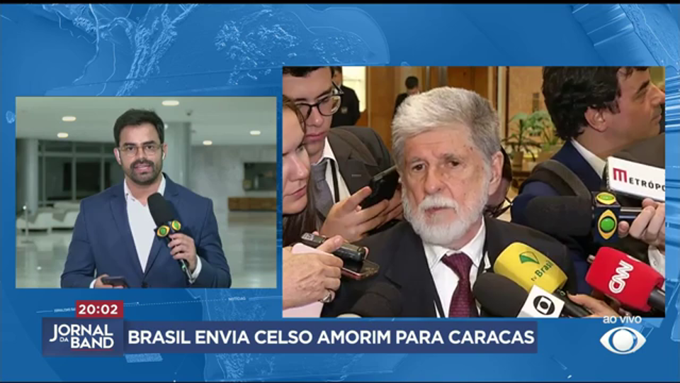Brasil envia Celso Amorim para Caracas, na Venezuela