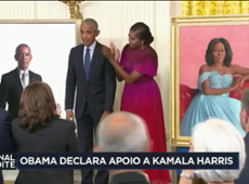 Casal Obama declara apoio a Kamala; Trump recebe Netanyahu