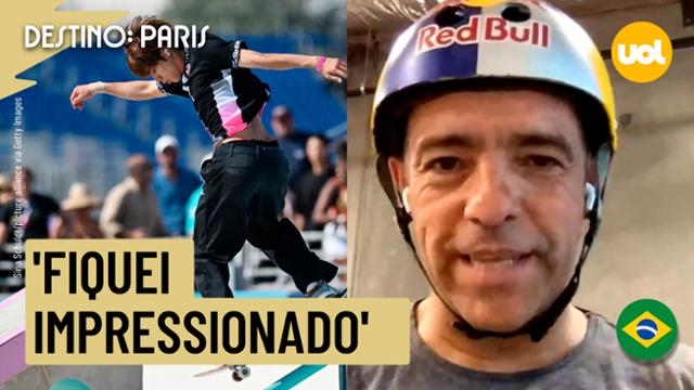 Mineirinho fica impressionado com final do skate street: 'Manobras que nunca vimos'