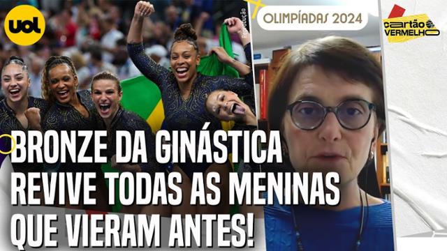 Bronze do Brasil na ginástica é uma medalha que tem muitos pescoços!, diz Katia Rubio