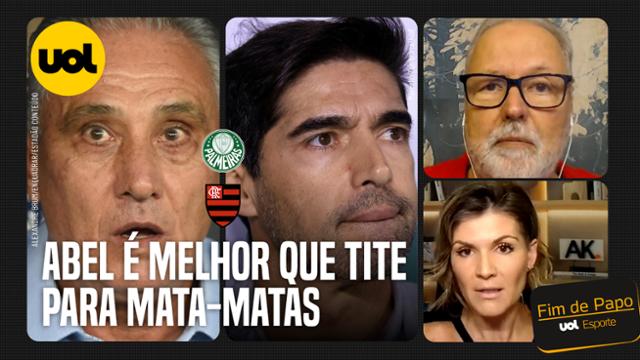 Colunistas disparam: 'Abel Ferreira é melhor do que Tite para mata-matas'
